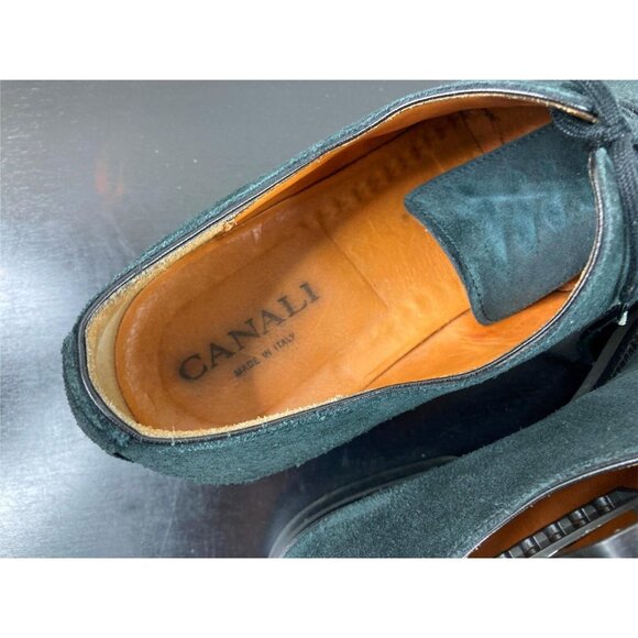 Canali Black Suede Oxfords 7 main image 6
